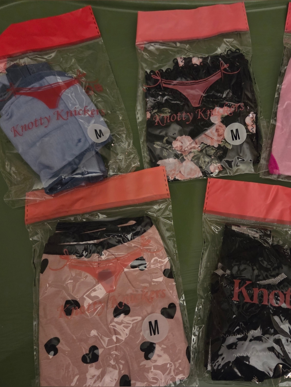 BNIB Womens Lot Of Knotty Knickers Cotton Panties